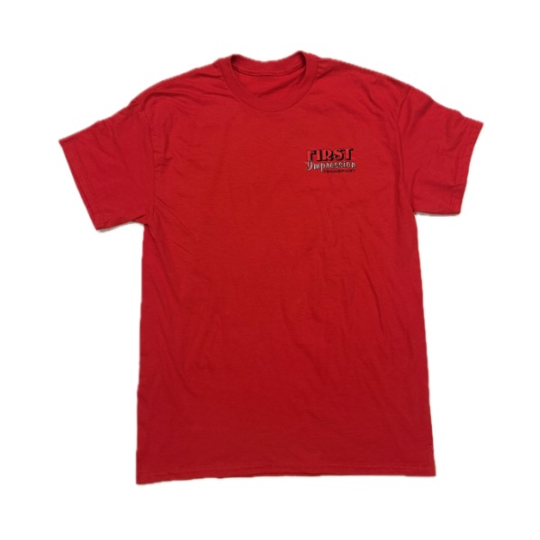 red company t-shirt